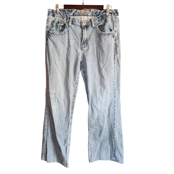 Z. Cavaricci Light Wash Distressed Bootcut Womens Jeans Size 12 VTG - Picture 1 of 9